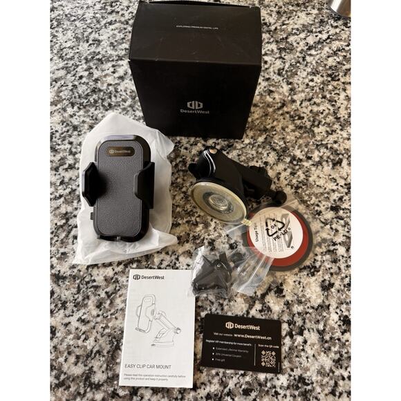 Desertwest Car Mount Air Vent Holder Stand For Cell Phone Samsung iPhone - Picture 1 of 13